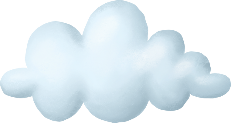 Hand drawn cloud illustration